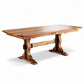 Tavolo in legno massello con base in metallo 200 x 100 x 75cm